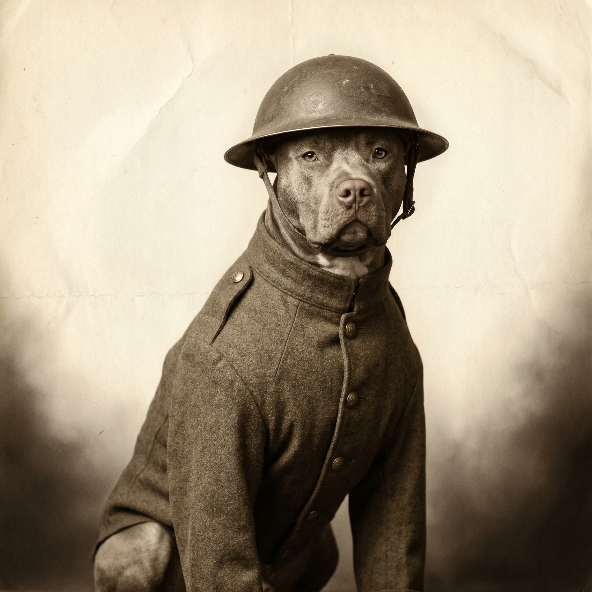 World War I doughboy portrait — Service-Disabled Veteran-Owned Business